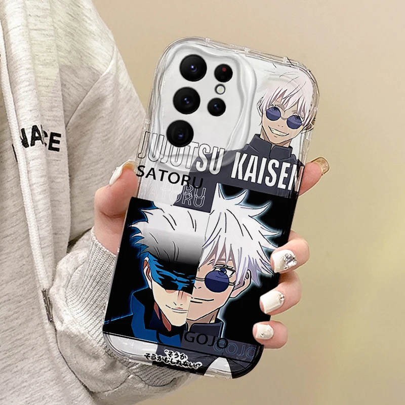 Cool Jujutsu Kaisen Anime Phone Case for Samsung Galaxy A50 A35 A34 A33 A32 A24 A23 A22 A13 A12 M55 M54 M35 M14 Protective Cover