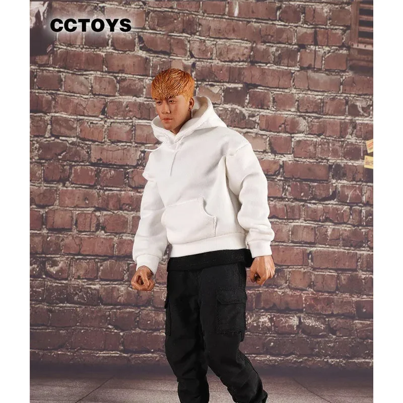 CCTOYS CC010 1/6 스케일 남성 의류 패션 스포츠 스타일 후드 스웨터 스포츠 후디 12인치 PH Tbl 액션 피규어에 적합