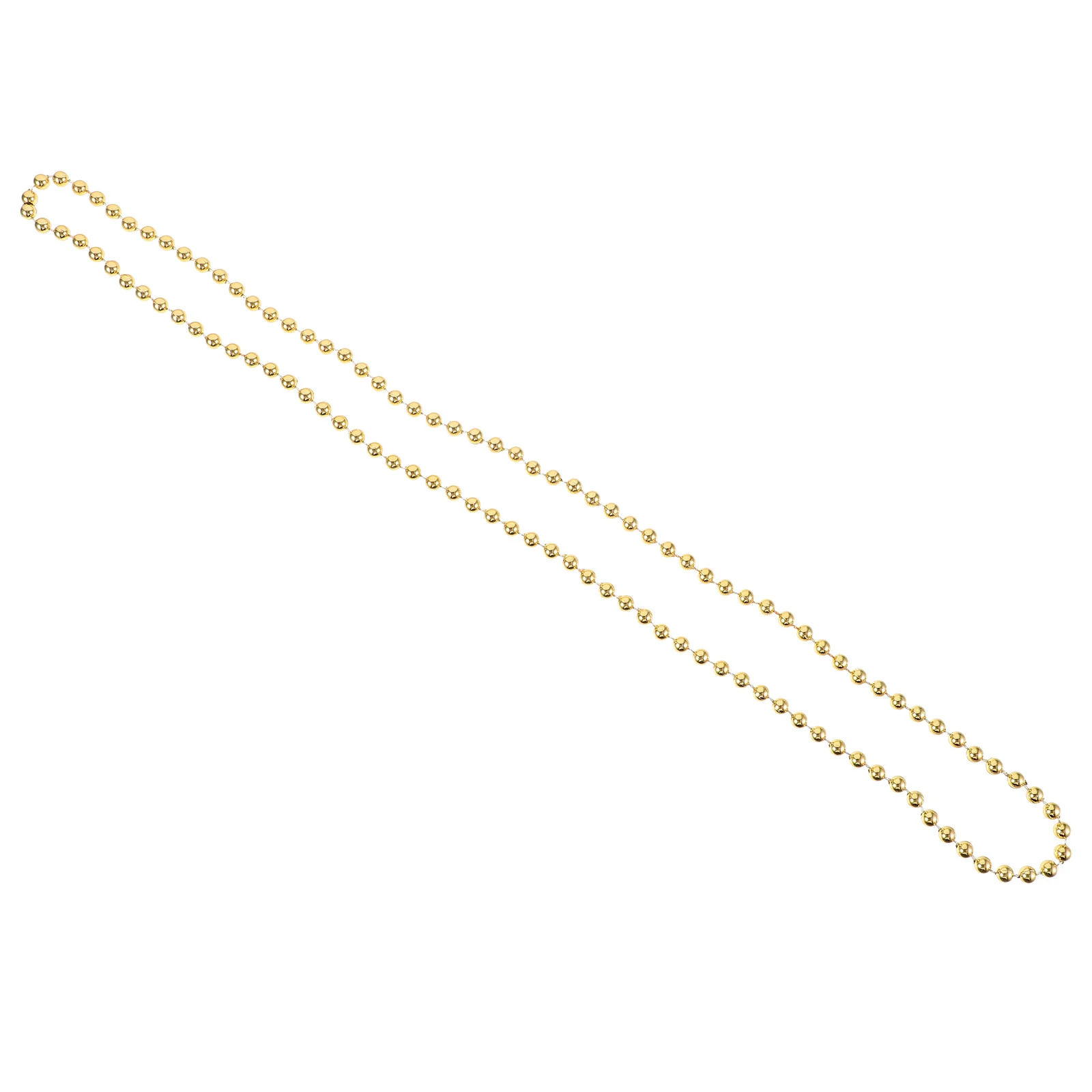 Collana a catena con perline di Mardi Gras da 5 pezzi Decorazione di carnevale Collana di perline leggera e durevole per foto di feste di festival