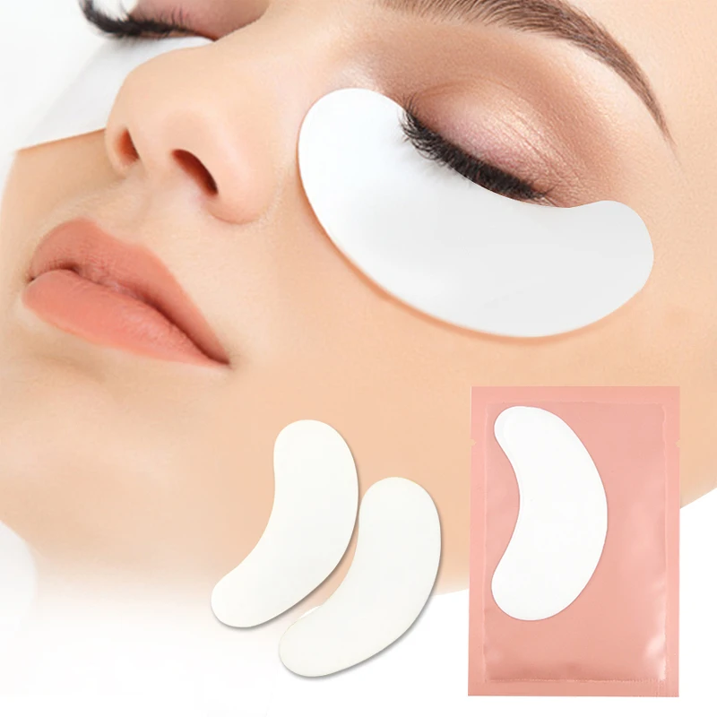 50 Pairs/Lots Eye Patches Eyelash Extension Under Eye Pads Hydrogel Patches For Extension Eye Pads For Eyelash Extension Makeup