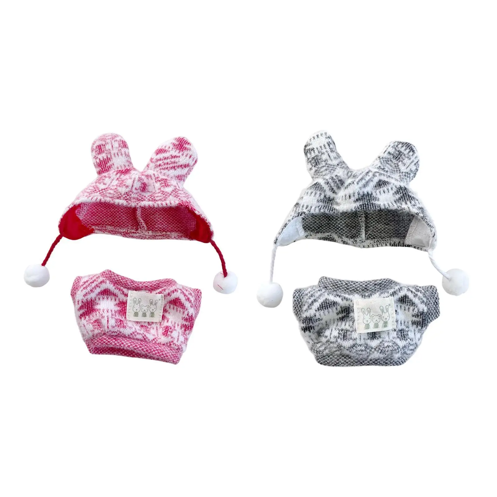 

Doll Sweater Comfortable Pendant Doll Detachable Doll Clothing for 15cm Doll