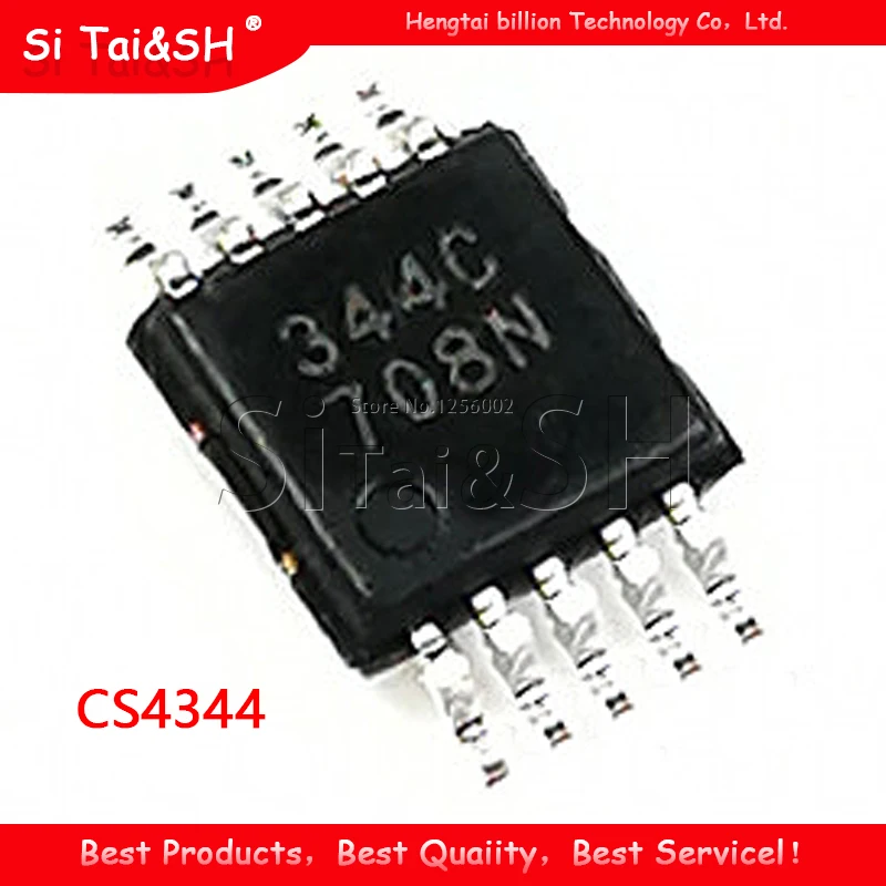 10pcs/lot MSOP-10 CS4344-CZZR 344C CS4344