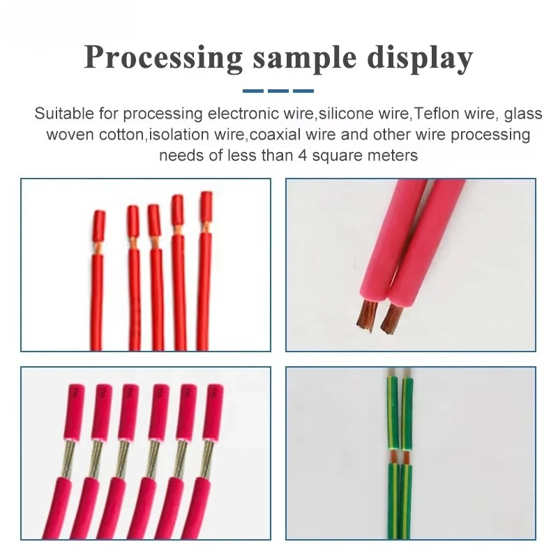 Cheaper High Efficiency Wire Cutting Stripping Machine for 0.1-7mm2 Multi-core Automatic Wire Stripping Cutting Machine
