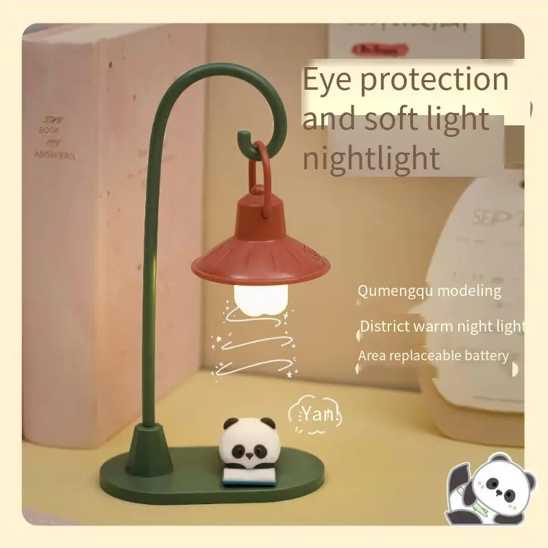 CutePet Warm Light Small Night Lamp Bedroom Eye-ProtectionLamp Female Online Influencer Table Decoration Small Gift Night Light