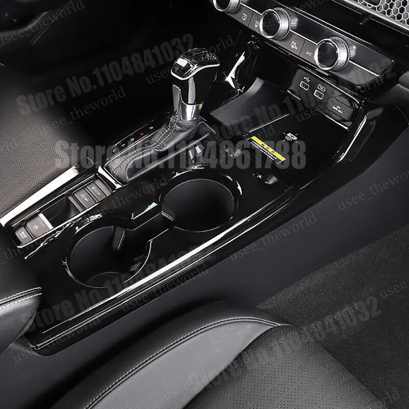 

Fit for Honda Civic 2022 2023 2024 2025 Prion Black Interior Protective Cover Sticker Car Accessories