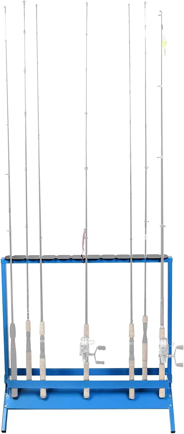 

Heavy-Duty Fishing Rod Rack for Floor and Deck Storage, Organize Your Gear Efficiently