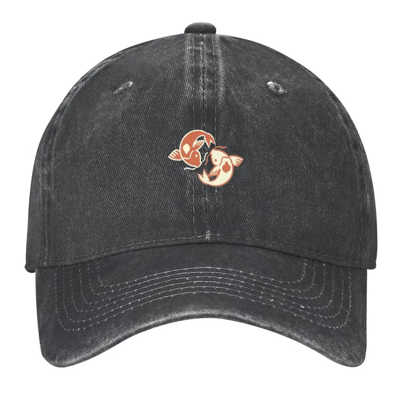 

Yin and Yang Koi Fish Baseball Cap hats on offer hard hat Rave designer cap Mens Tennis Women's