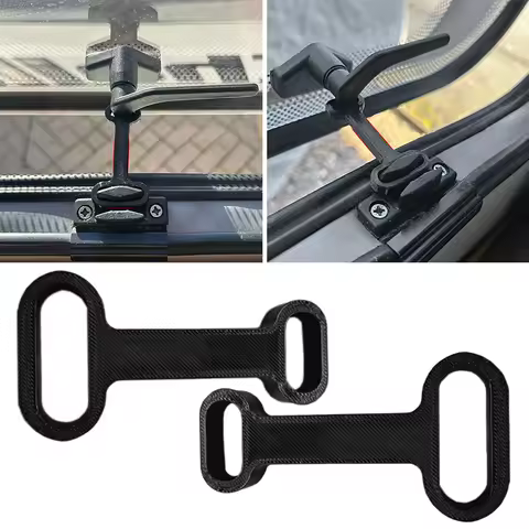 2Pcs RV Window Limiter &amp; Vent Lock Compatible with Polyplastic Windows Safety &amp; Ventilation Control Caravan Accessories