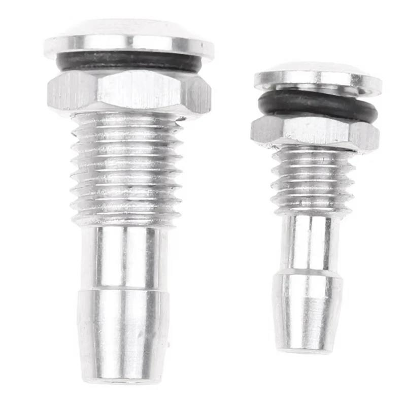 2 Pcs Aluminum RC Boat Water Outlets Thread With O-Ring Screws For RC Boat For Motor Cooling