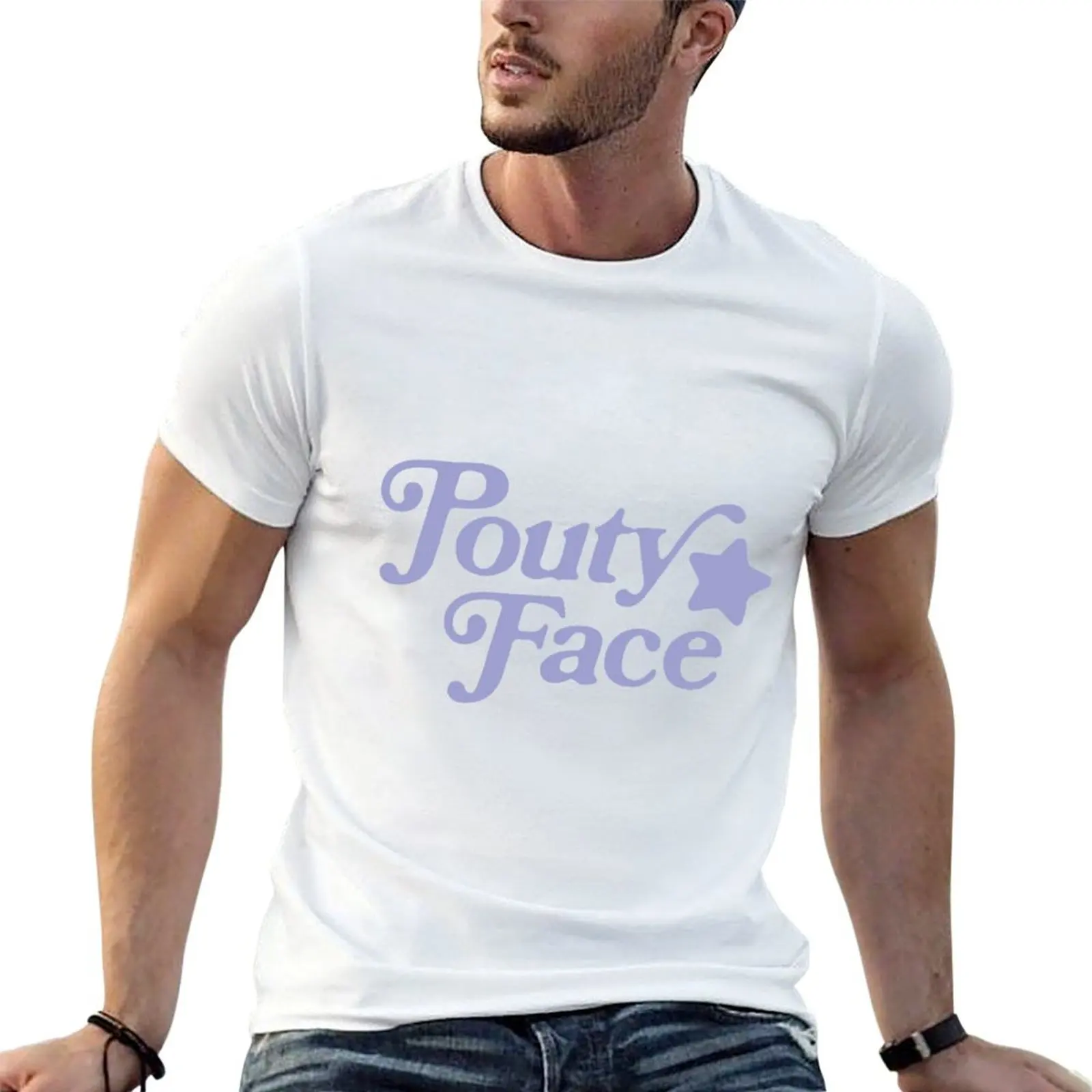 

Addison Rae Pouty Face Merch T-Shirt tops Luxury man mens shirts graphic tee