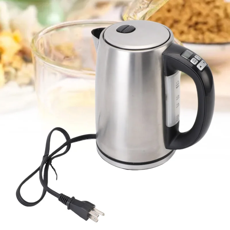 1500W Electric Kettle Smart Constant Temperature Control Hot Water Kettle Double Layer Scald Prevention 1500W US Plug