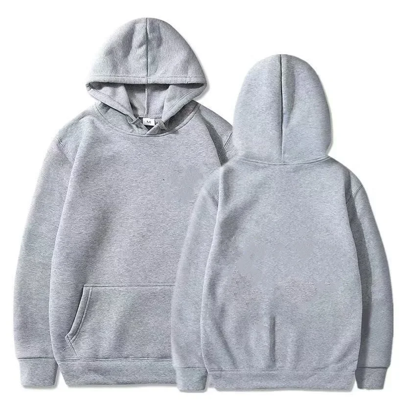 Nuova felpa con cappuccio pullover tinta unita foderato in pile spesso unisex sport invernali casual più colori coppia felpa con cappuccio