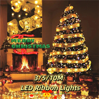 3/5/10M Fairy String Lights LED Ribbon Lights for Christmas Tree Festive Wedding Gift Box Packaging Decoration Lights