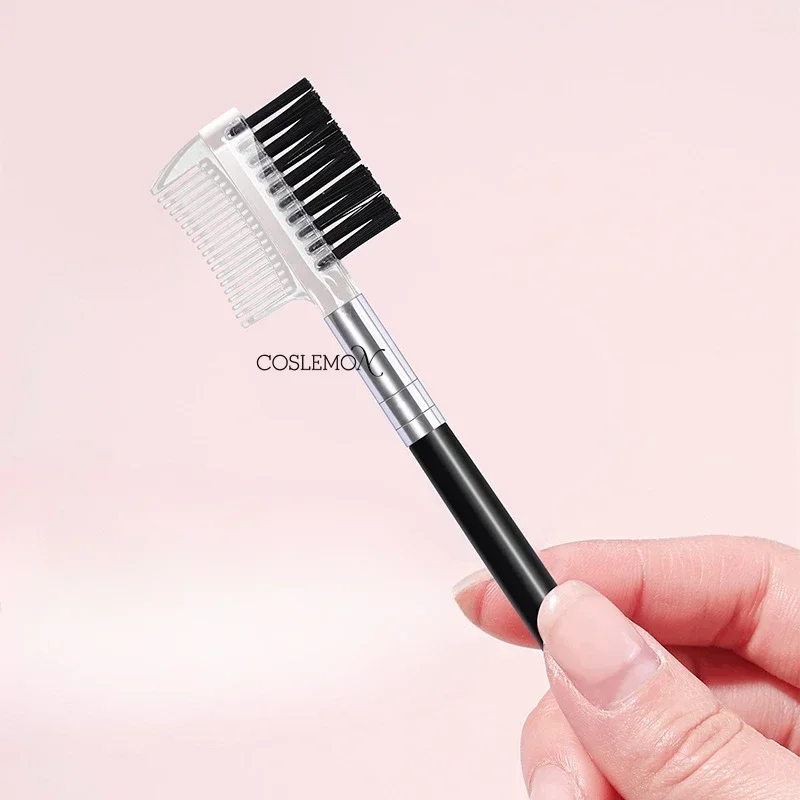 1/2pcs Double Head Eyelash Combs Portable Multifunctional Eyebrow Lash Brush Makeup Grooming Cosmetic Tool for Women Girls