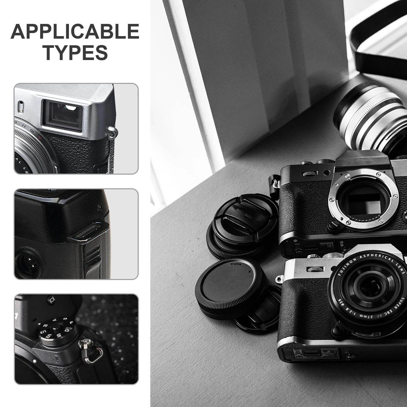 

Cotton Camera Strap for DSLR Mirrorless Adjustable Length Gray Cloth Shoulder Neck Strap for Photographers Practical Versatile
