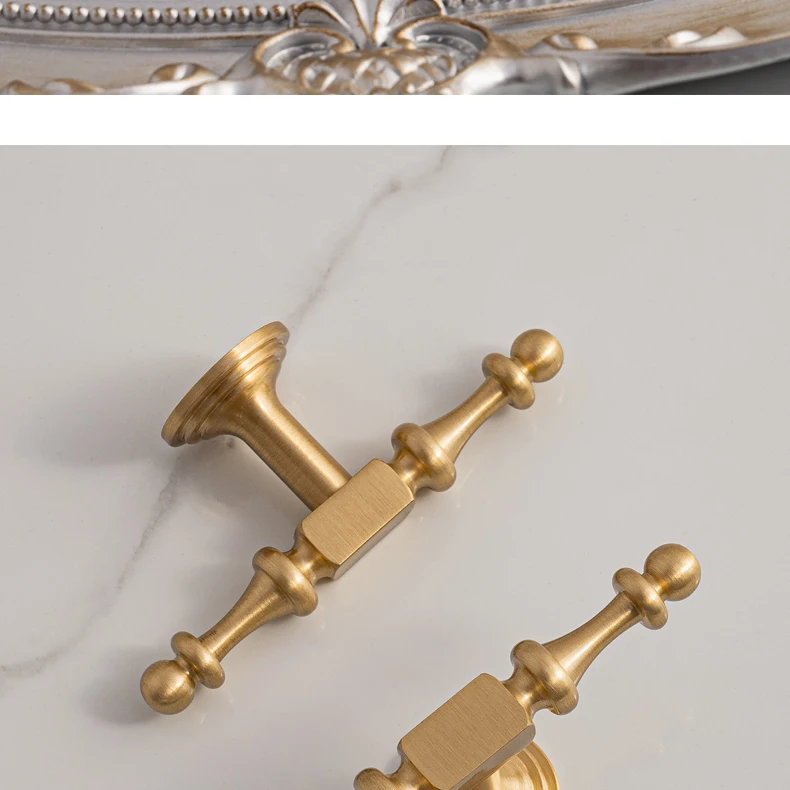 Brushed brass European cabinet handle product image 23