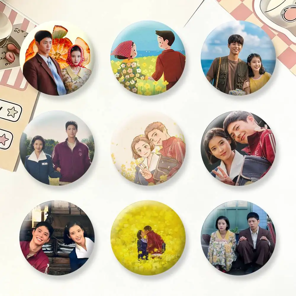 

W-When Life Gives You Tangerines Badges Creative Tinplate Button PinsBrooch Badge Clothes Backpack