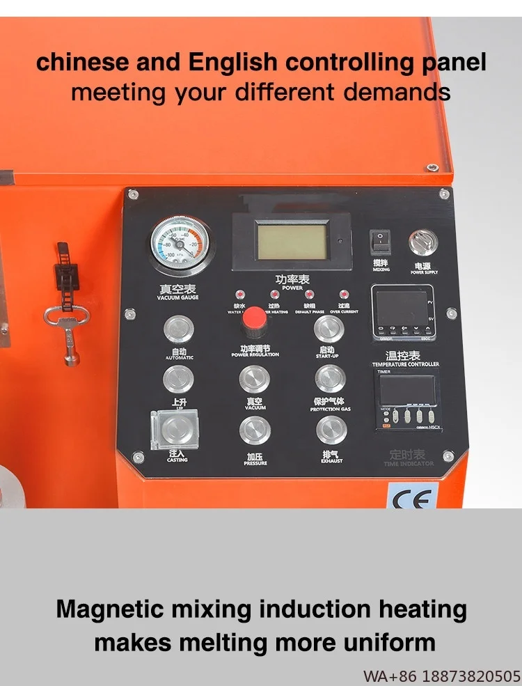 Gussofen Hochwertige Gussmaschine Schmuck Vakuumdruck automatisch