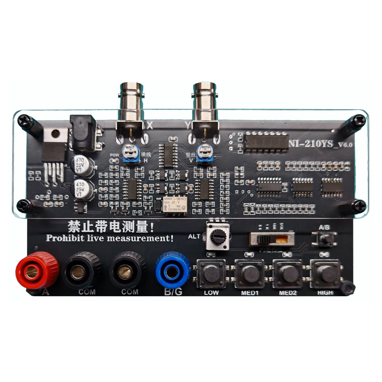 

Vi Curve Tester Two-channel Input ( Version Dual-channel Display) Shows Four Test Frequencies