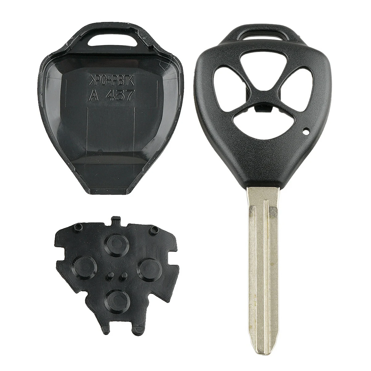 

Parking Sensor 89341-33050 PDC Sensor Ultrasonic Reverse With 2 X Remote Car Key Fob Shell Case