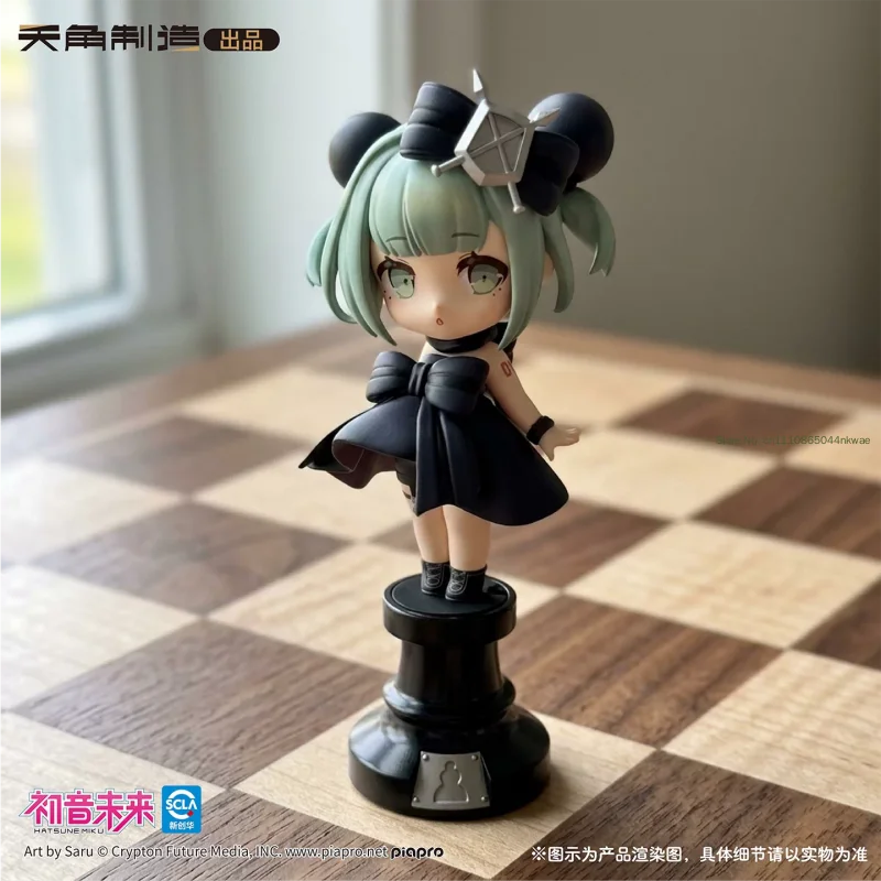 Genuine Hatsune Miku International Chess Series Blind Box Mini Black White Chess Anime Figure Model Desktop Decoration Girl Gift view 4