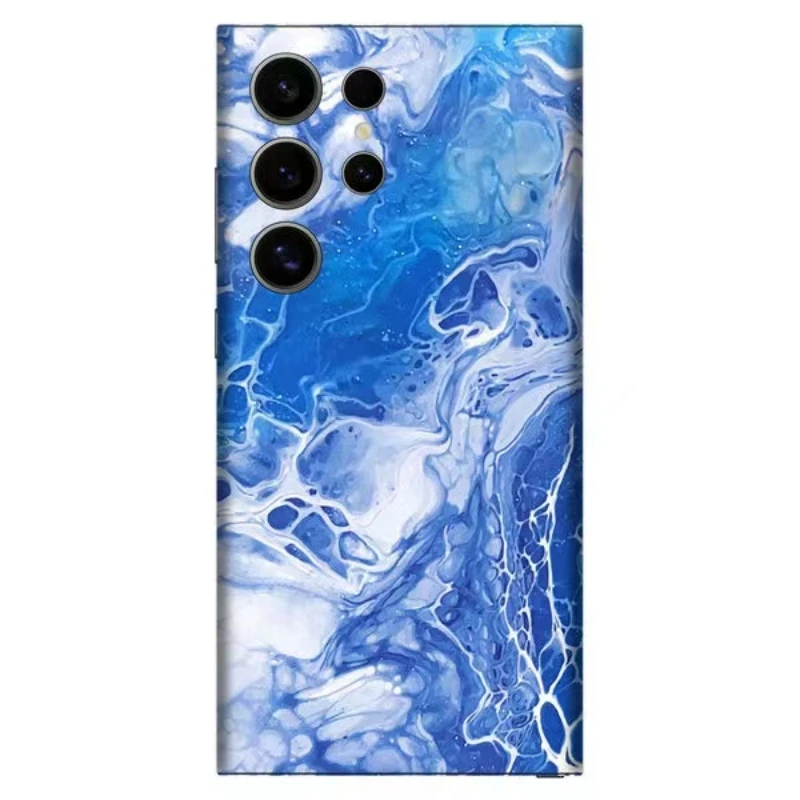 3M pele colorida para Samsung Galaxy, protetor de tela traseira, envoltório com adesivo de pele lateral, macio, S24, S23, S22, S21, Note20, 10
