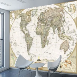 Wall Papers Home Decor Contact Paper Peel and Stick Wallpaper for Living Room Decoration Bedroom Walls World Map Cabinet Mural