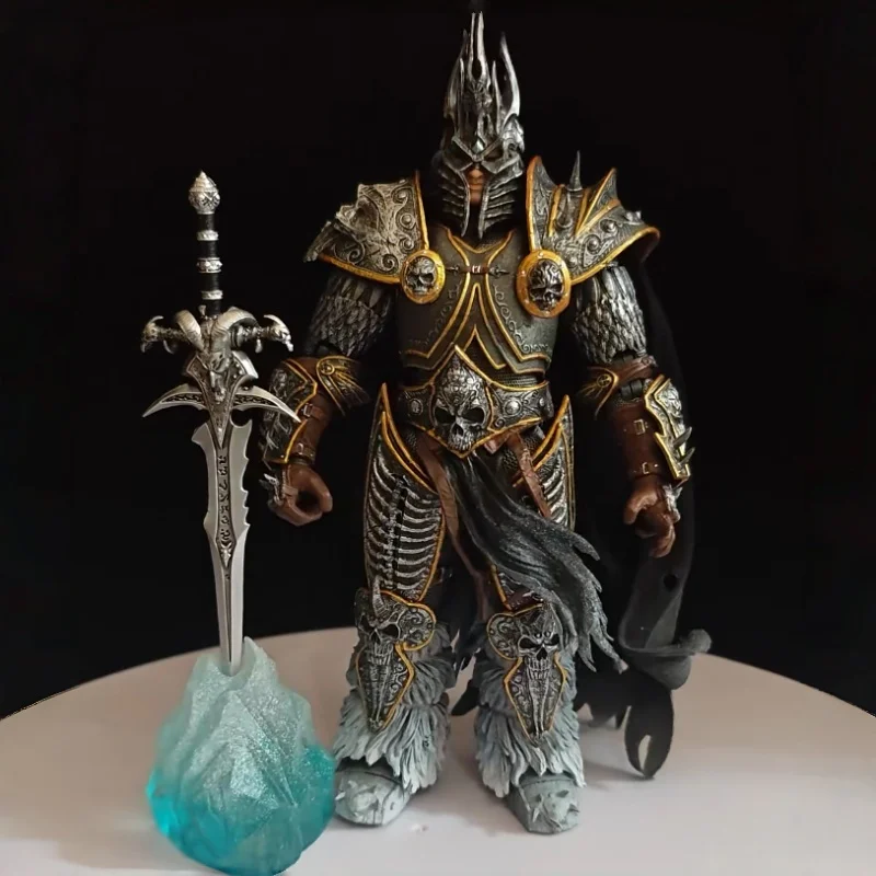 

Коллекционная фигурка Лич-Кинга Titan Toys, масштаб 1:12, подвижная, World of Warcraft, Морозный рыцарь, для взрослых коллекционеров