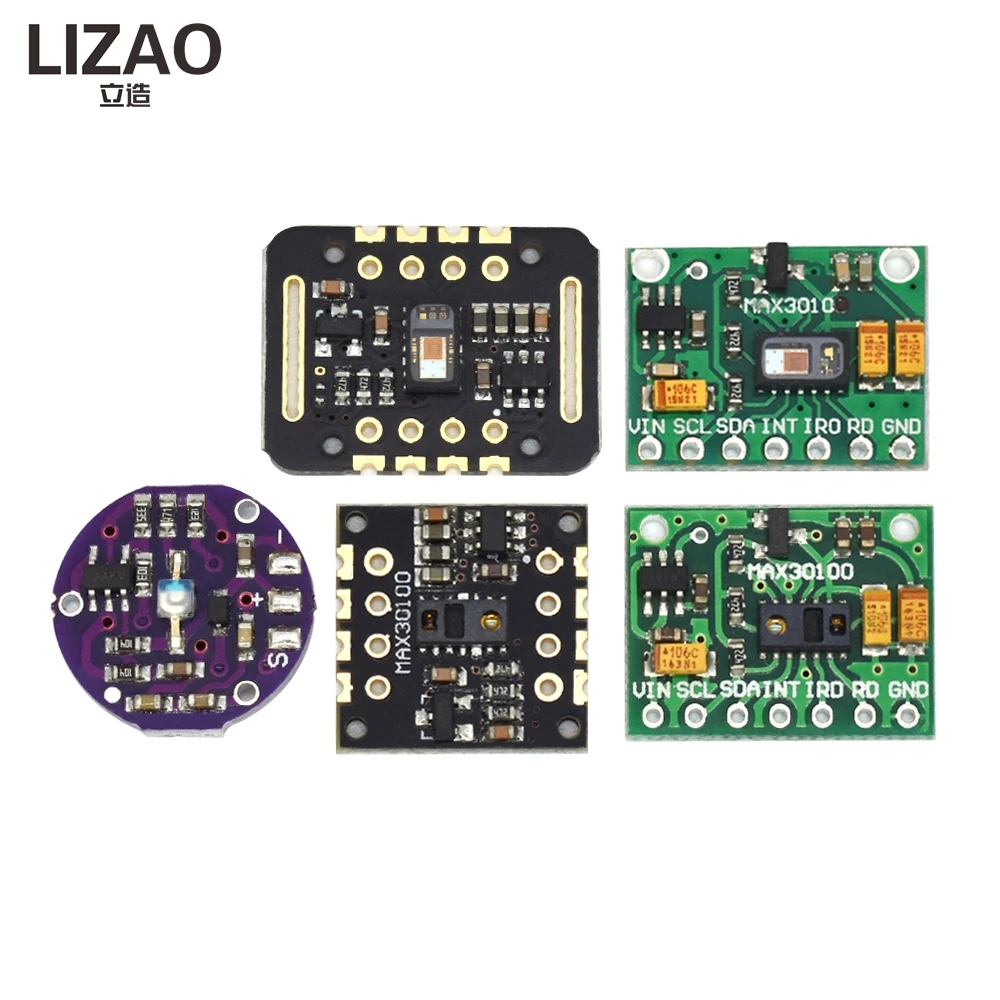 LIZAO MAX30100 MAX30102 Heart Rate Sensor Module, Ultra-Low Power Pulse Detection Blood Oxygen Concentration Test for Arduino