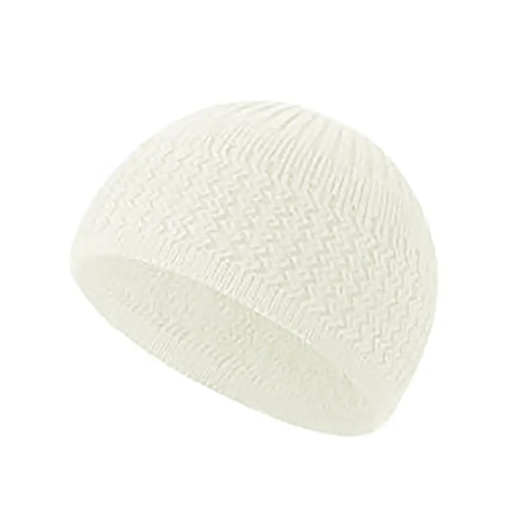 

Fashion Wool Muslim Cap 10colors Winter Warm Mosque Hats Knitted Hat Male Female