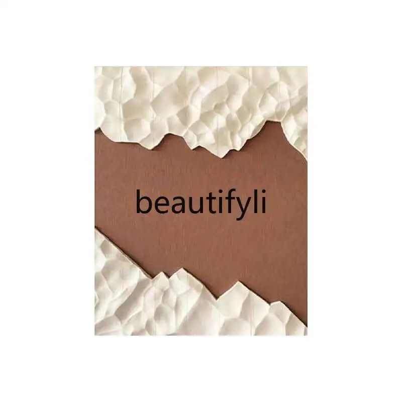 

Modern Minimalist Sandstone Texture Living Room Decorative Painting Three-Dimensional Sofa Background Wall Hanging Painting