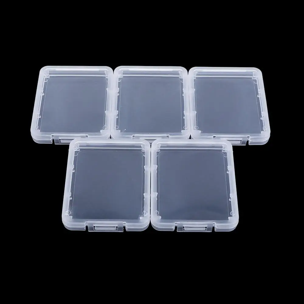 

10PCS/Set Practical Plastic Portable for SD SDHC MMC XD CF Protective Case SD Card Holder Memory Card Cases Memory Card Box