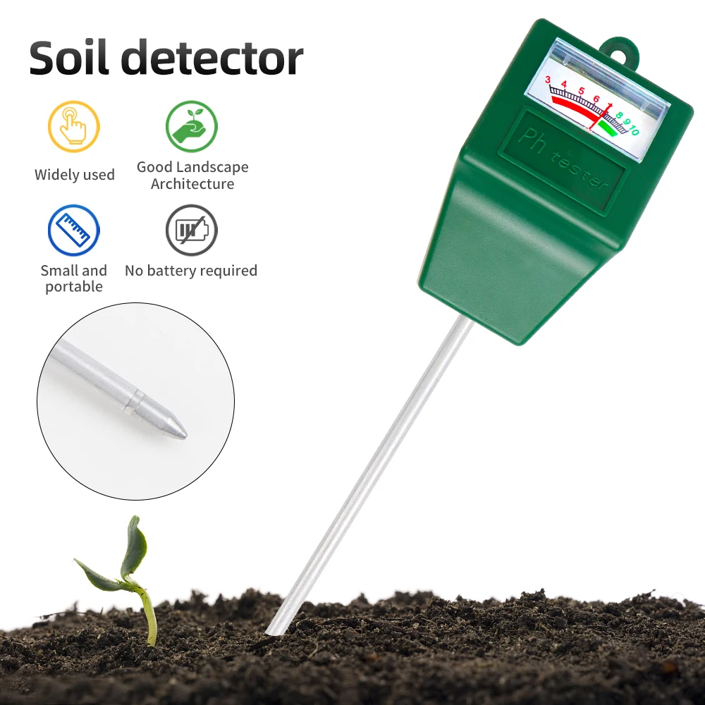 Soil Moisture Meter Soil Humidometer Probe Watering Test Square Single Needle Moisture Detector Home Garden Measuring Tool