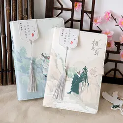 Mo dao zu shi cancelleria per studenti taccuino vento cinese manuale Anime chen qin ling nappa Notebook a5 foderato regalo studente femminile