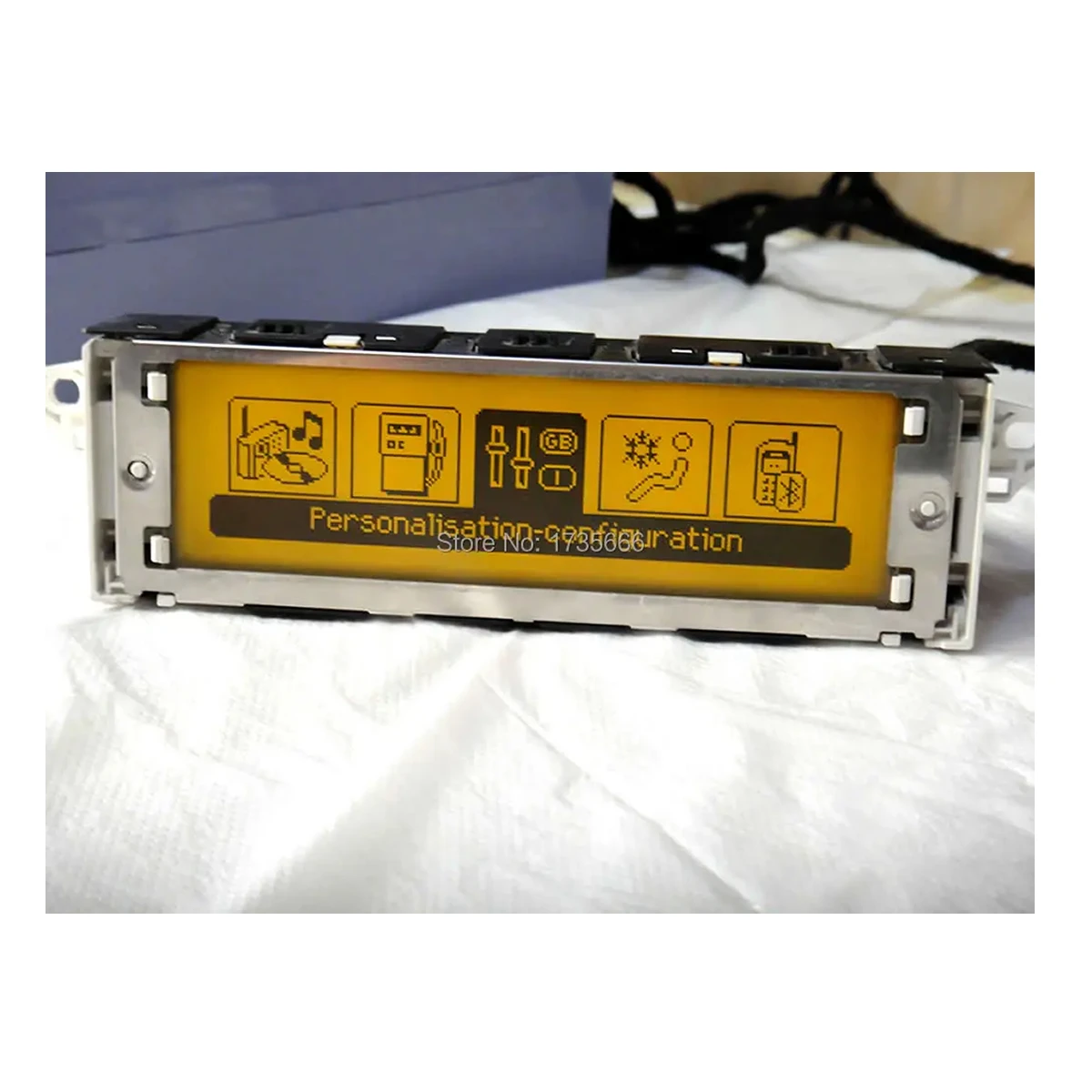 

Original Car Screen Support USB & Bluetooth Air Display LCD- Yellow Monitor 12 Pin For Peugeot 307 407 408 c5 1.4L 1.6L 2.0L