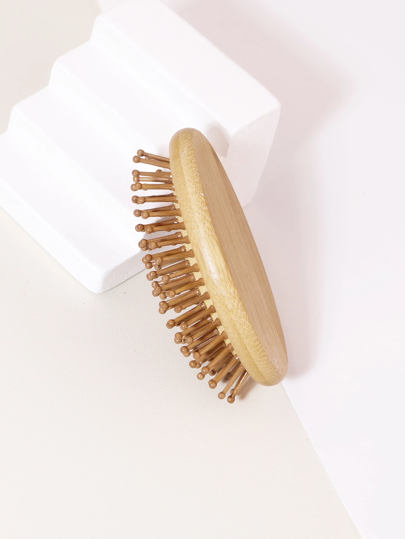 1pc bamboo brush anti-static air cushion hair loss massage hair brush hair care healthy bamboo comb Special for real hair wigs