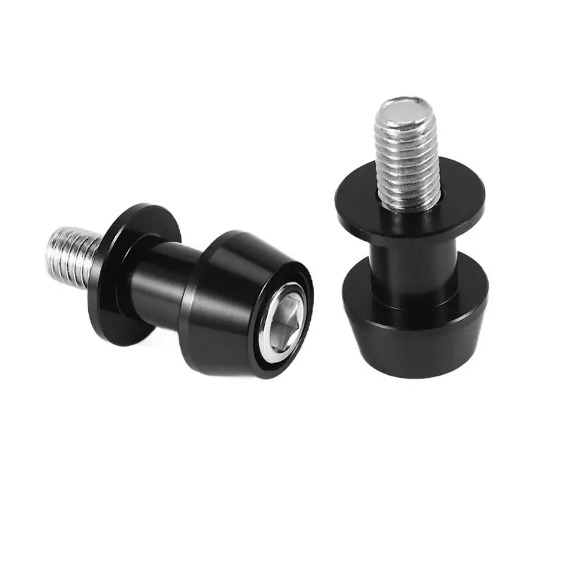 Precise 2X Motorcycle CNC Swingarm Swing Spool Sliders Stand Bobbins 10Mm For Kawasaki Ninja 250 ER6 Z 250 ER6F