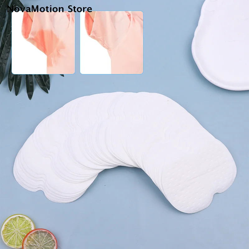 

50Pcs Disposable Anti Perspiration Sweat Pads Unisex Sweat Pads Summer Deodorants Underarm Armpit Absorb Sweat Shield Pads