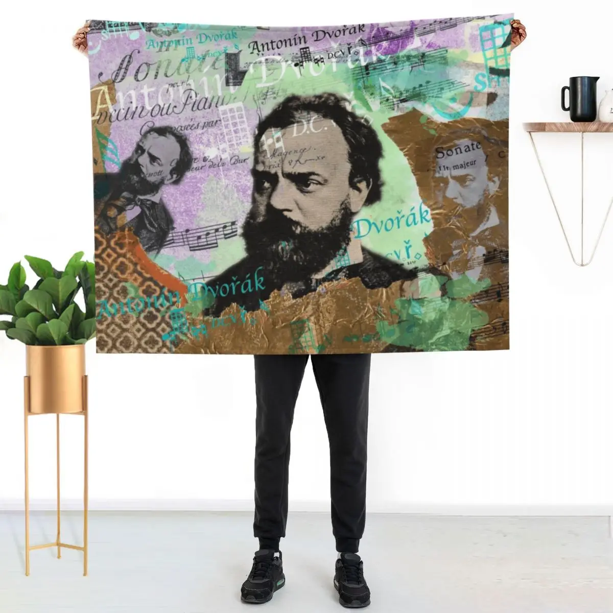 with which the Czech composer Anton Dvo?Ã¡k made his breakthrough. The musician had a lifelong friendship with Joh Throw Blanket