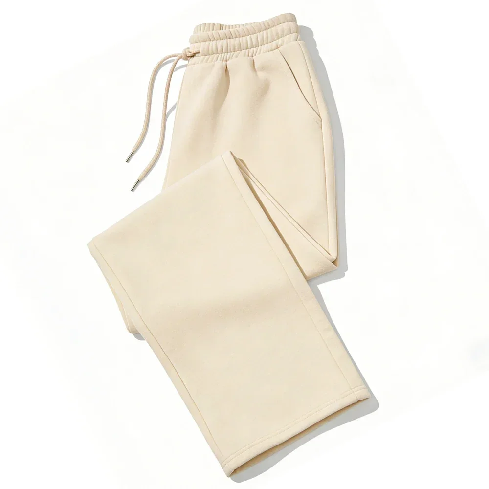 Mens Sweatpants Straight Fit Joggers for Sports and Streetwear Loose Oversized Casual Pant Drawstring Multi-pocket Men Long Pant - Image 5
