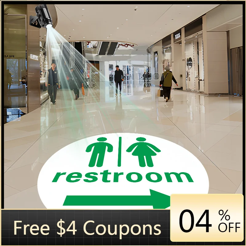

STLF Logo Projector Free Custom Advertising Lights 100W150W Led Gobo Light Business Sign Wall Projection Lamp Outdoor Waterproof