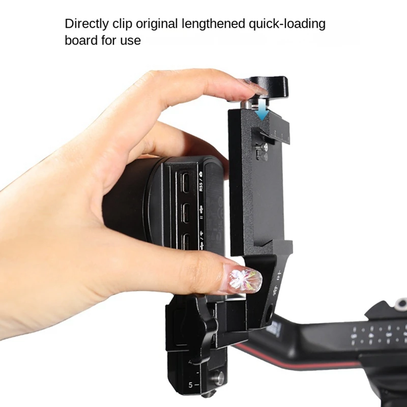 Camera Bracket Vertical Video Camera Mount DSLR Shooting Mount For DJI Ronin RS2 RS3 RS3 Mini RS3 Pro Accessories