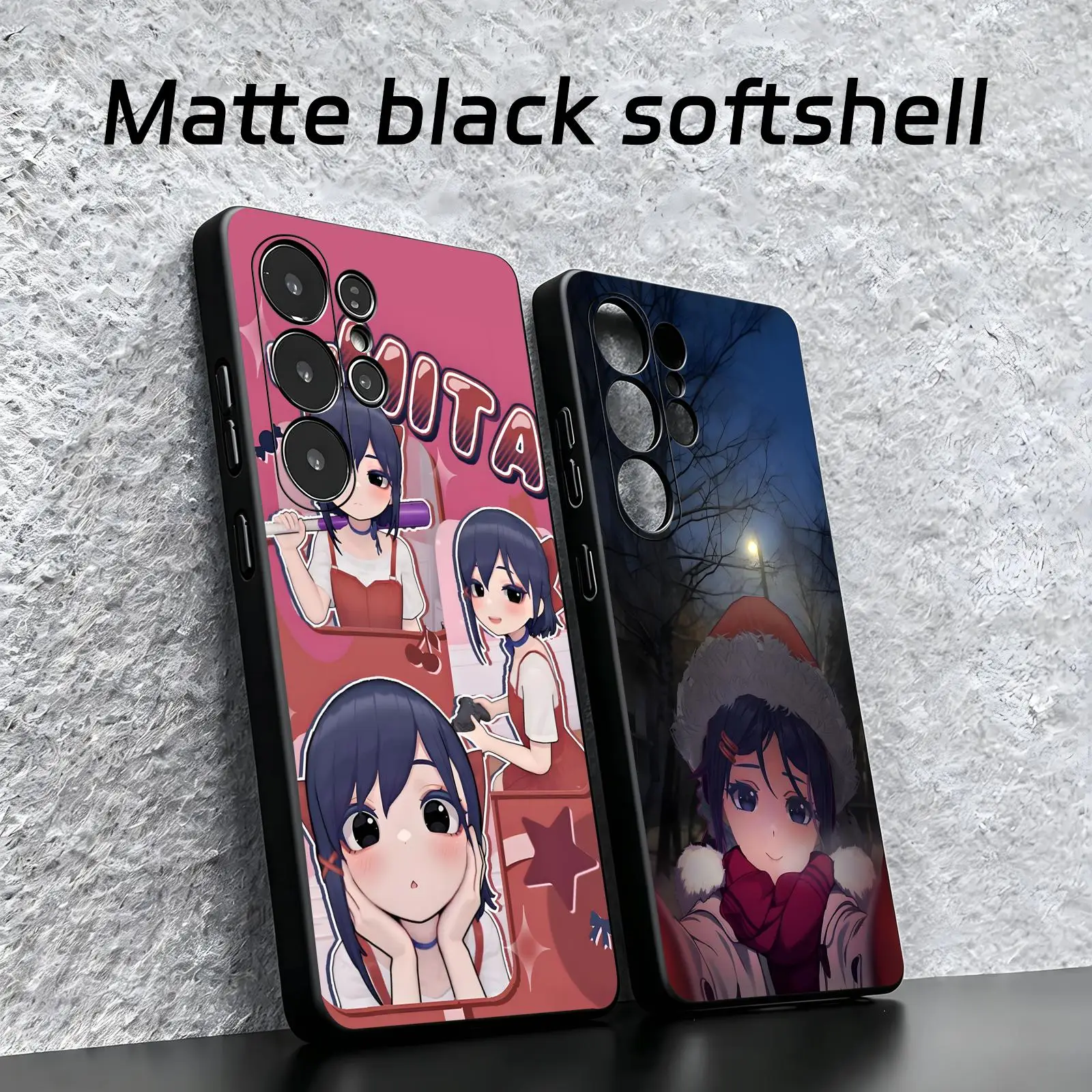 HOT game Miside  Phone Case For Samsung S26 S25 S24 S23 S22 S21 S20 Ultra Note20 Soft black Shockproof Cover