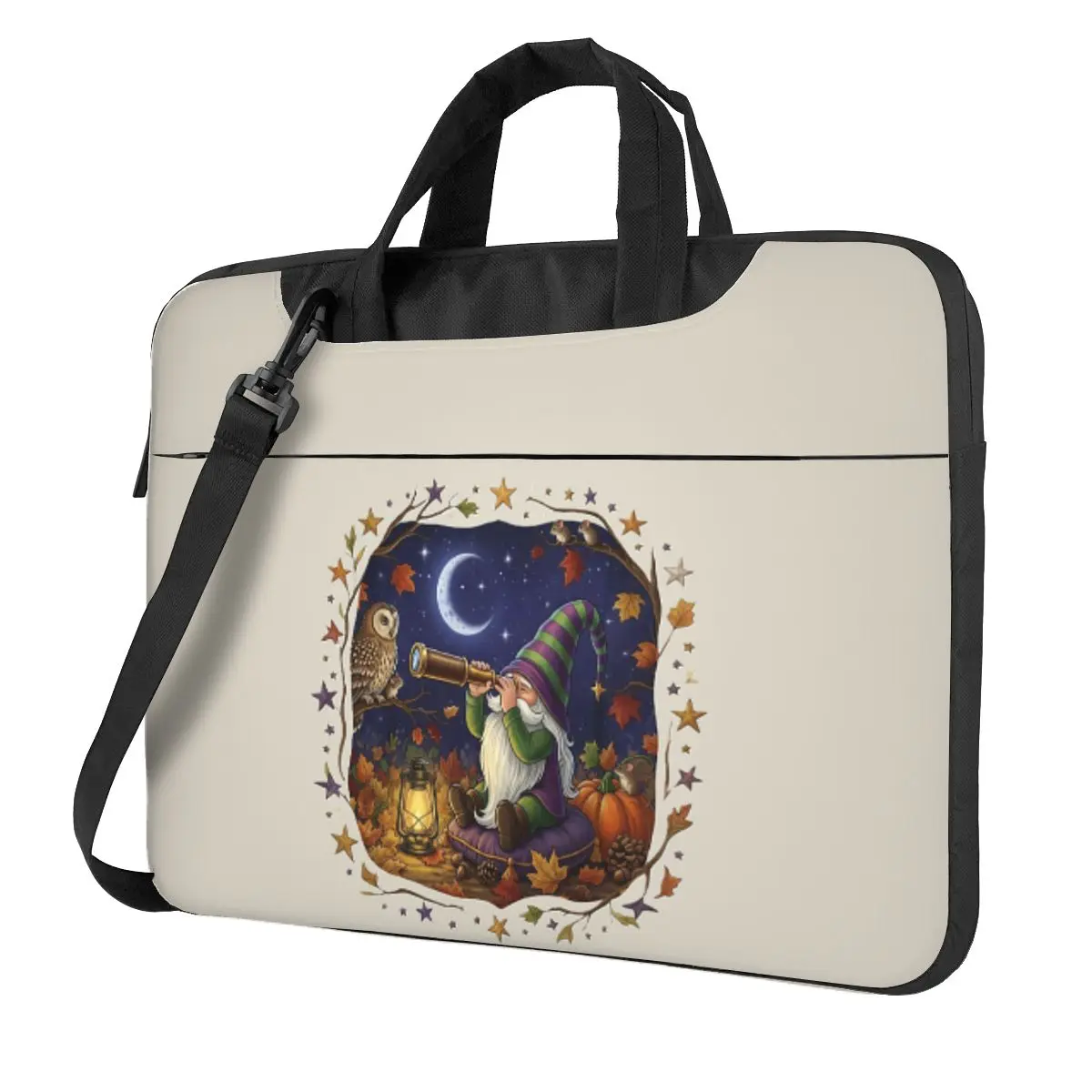 

Звездный гном осеннего леса, сумка через плечо для ноутбука, сумка для компьютера, устойчивая защитная сумка для ноутбука для Macbook Pro