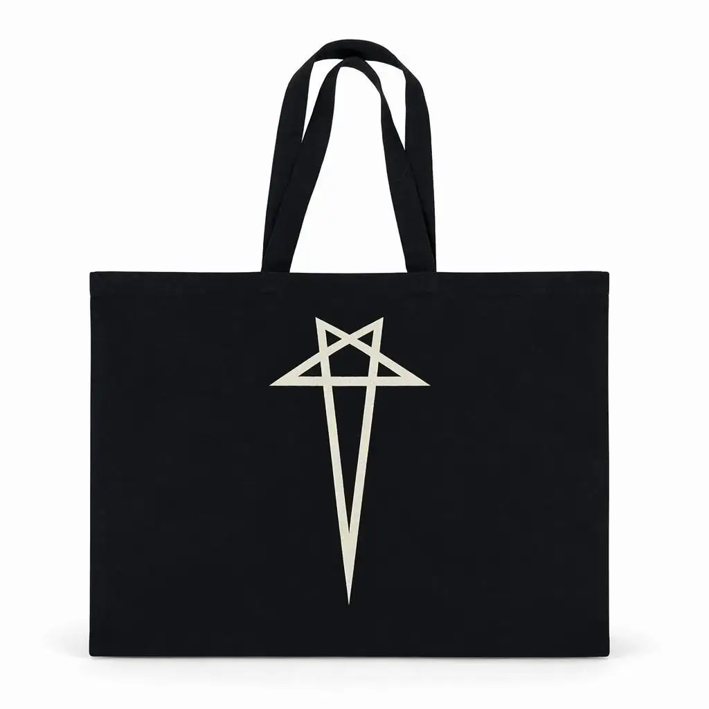 High Street Dark Wind Canvas Bag Design Couple Canvas Large Capacity Tote Bag
