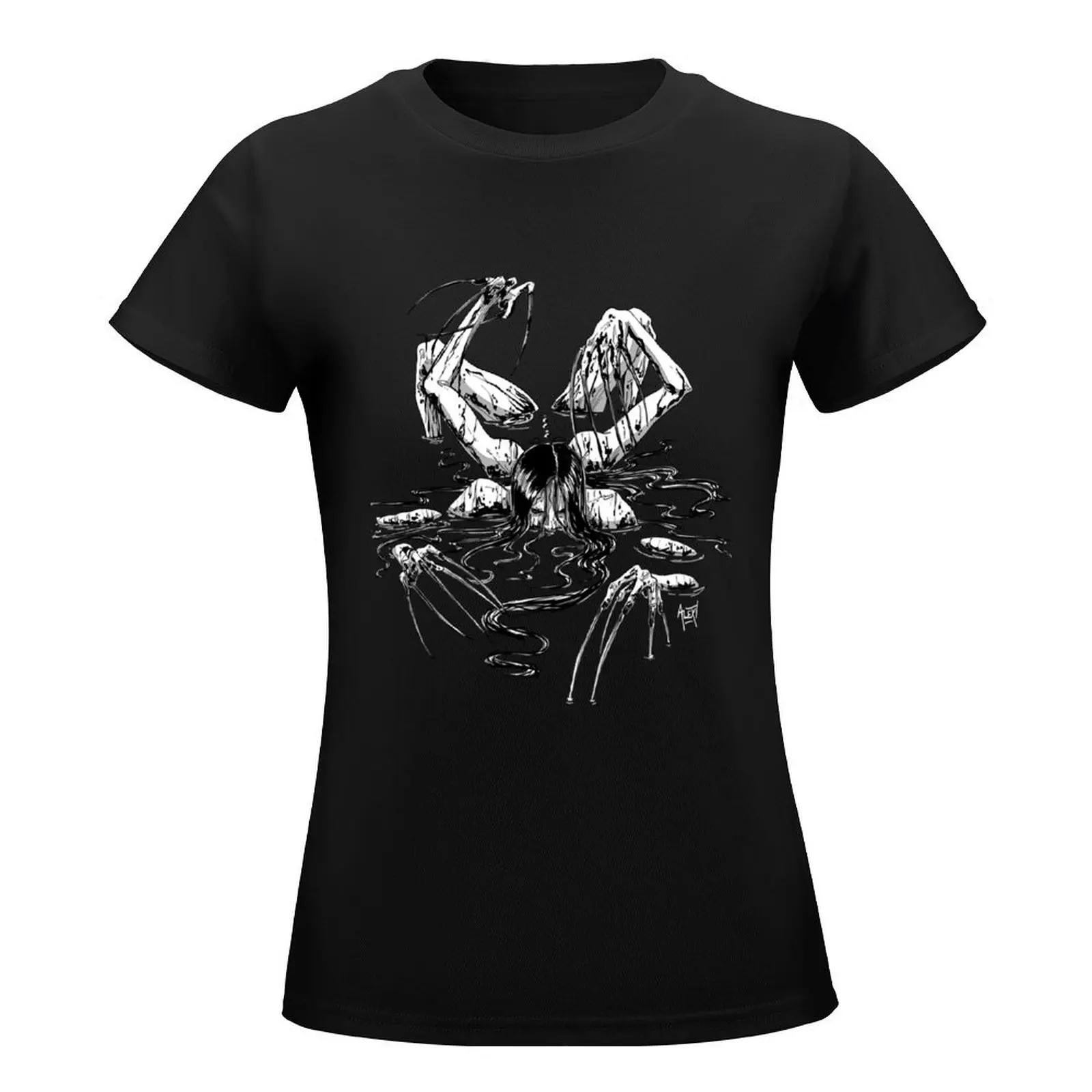 Laura horror T-Shirt blacks customizeds t-shirts for Women pack