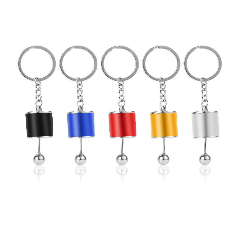 Auto Accessories Model Transmission Keychain Six Speed Key Ring Gear Knob Shift Transmission Car Interior