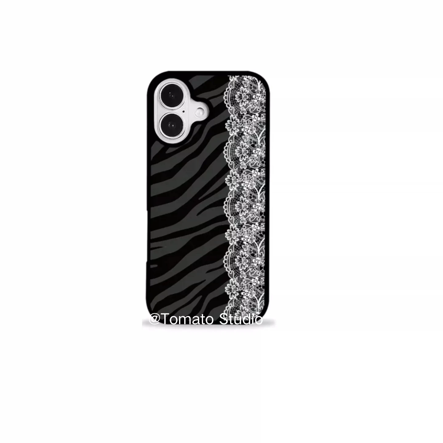 Zebra Stripe WhitePhone Case For iPhone 18 ULTRA 17 16 15 14 13 12 11 Pro Max Plus 17air Drop Glue Cover view 5