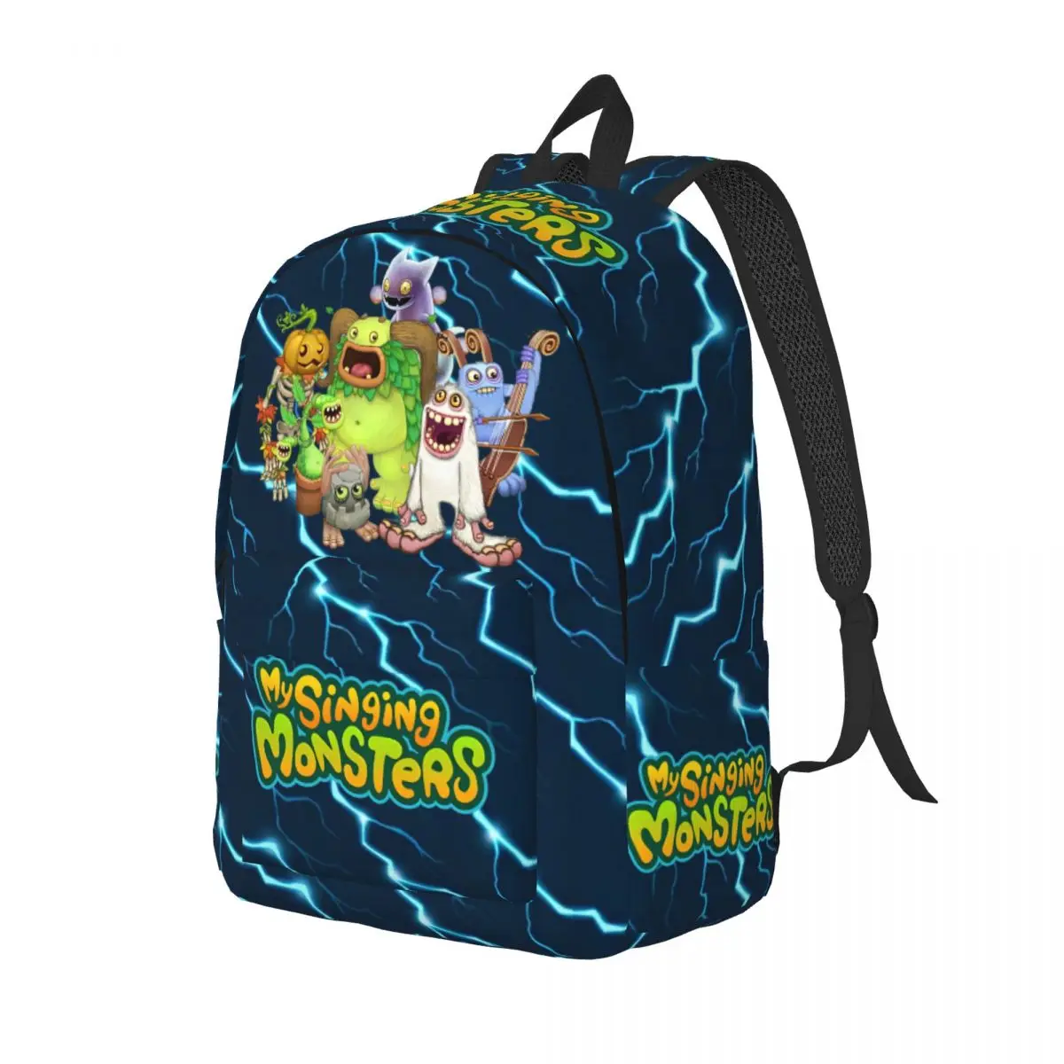 Mijn Zingende Monsters Rugzak Voor Jongen Meisje Kinderen Student School Boekentas Canvas Dagrugzak Kleuterschool Tas Wandelen