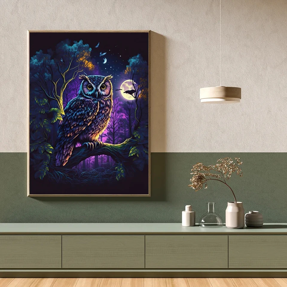 5D Diamond Painting Anime My Neighbor Totoro Mosaic Picture Cartoon Landscape DIY Full Drill Cross Stitch Embroidery Home Decor